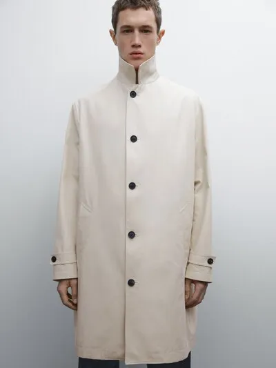 100% COTTON TRENCH COAT