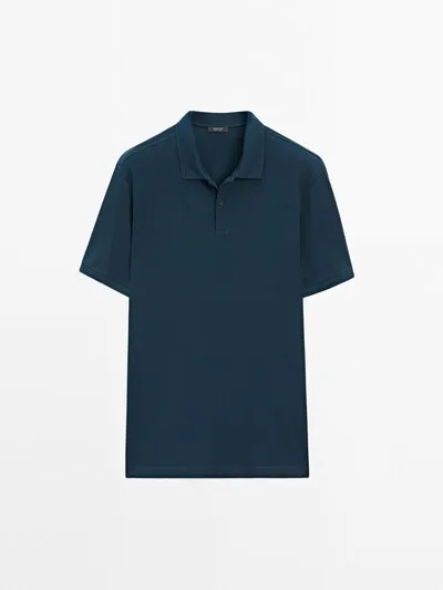 POLO MICRO STRUCTURE PIQUE COTTON